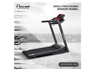 Foldable Motorized Treadmill Gintell Fitness FT400 3 HP Peck