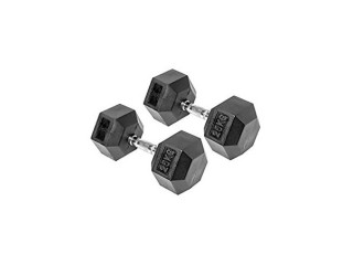 Rubber Hex Dumbbell 15kg (7.5Kg x 2)