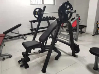 Bench press with Dumbbell and Barbell set