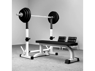 Bench press with Dumbbell and Barbell set